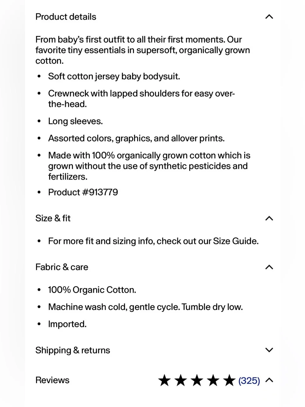 babyGap Baby First Favorites Organic Cotton Brannan Bear Bodysuit (3-Pack)